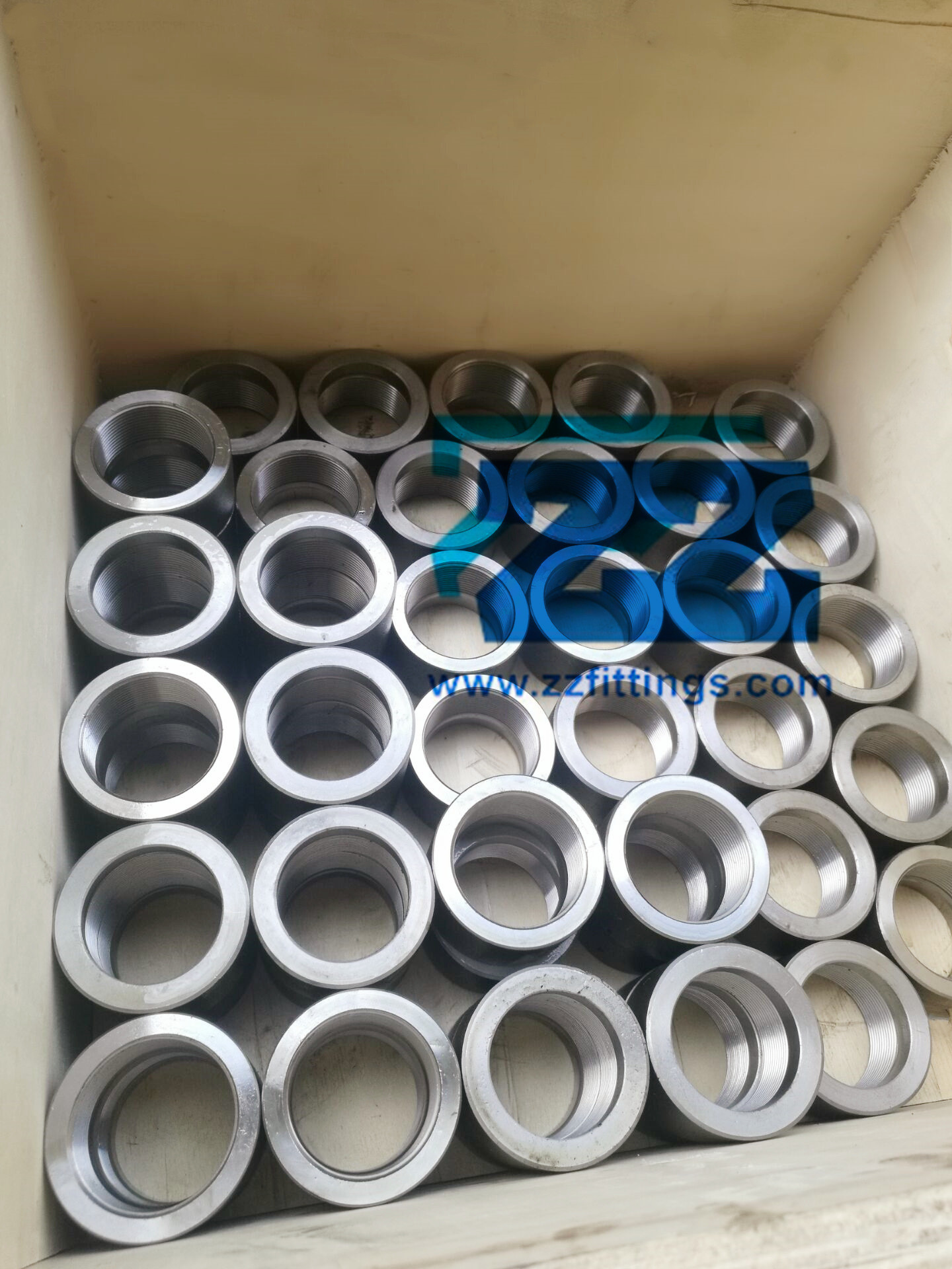 Stainless Steel NPT Half Coupling , Anti Rust Oil Half Inch Coupling For Petroleum