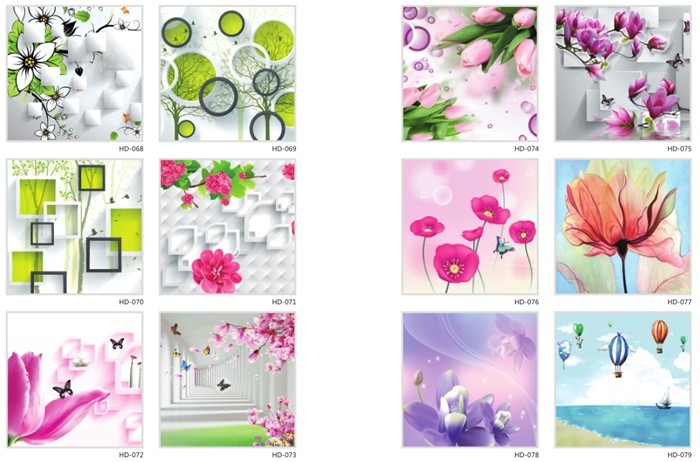 New design single Digital print blackout 3D roller blinds fabric