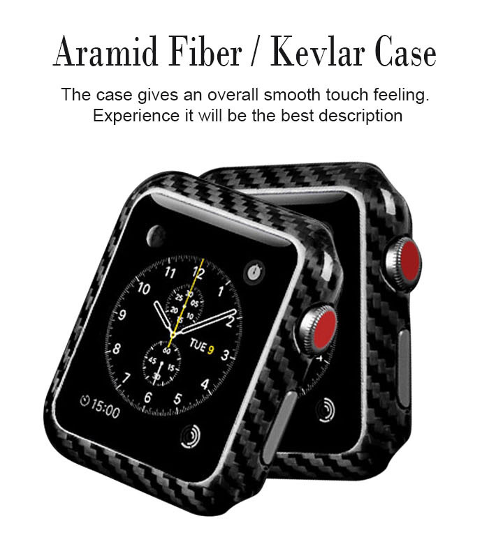 Dropresistant Aramid Fiber Apple Watch Series 5 44mm Waterproof Case