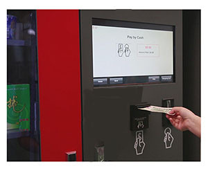 Snack Beverage Combo Food Kiosk Machines with 5 ms Response Time Fixed Touch Sensitivity
