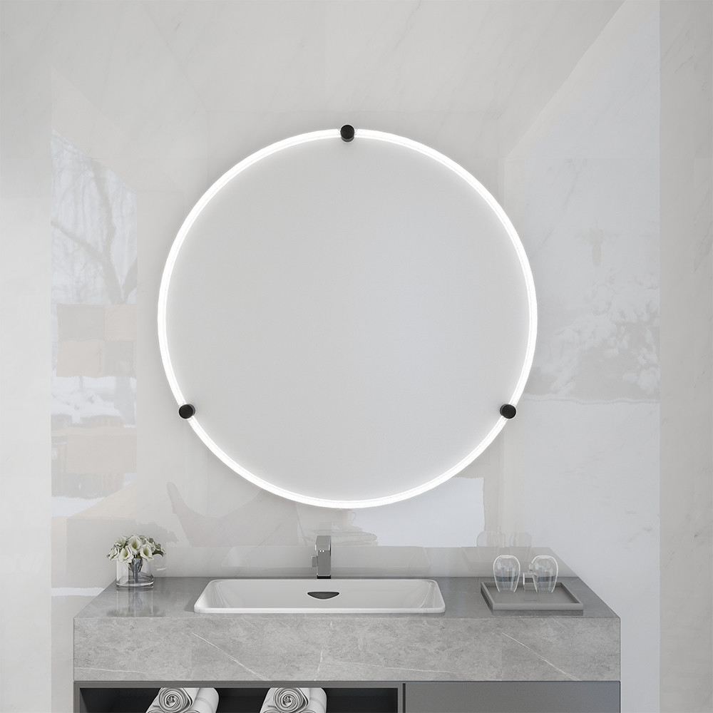 Eco Friendly Bathroom Mirror With Lights Customized For Home And Hotel