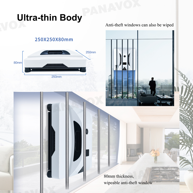 Motorized Smart Window Cleaning Robot For High Rise Buildings Household