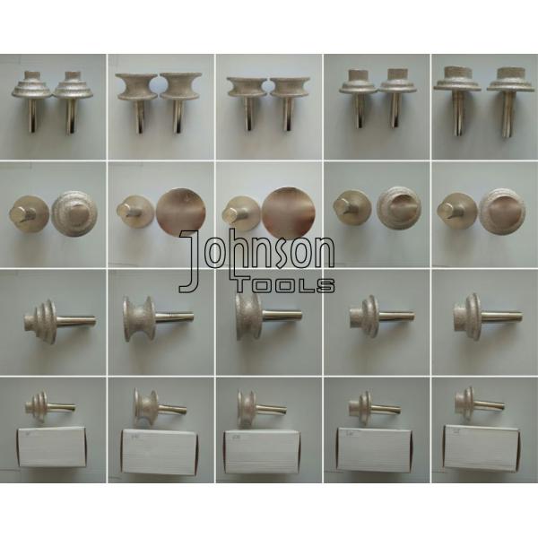OD 70mm Stone Profiller Vacuum Brazed Diamond Tools Suit For CNC Machine