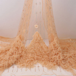 sublimation fabric stocks available sequin faux beaded trimming feather fabric