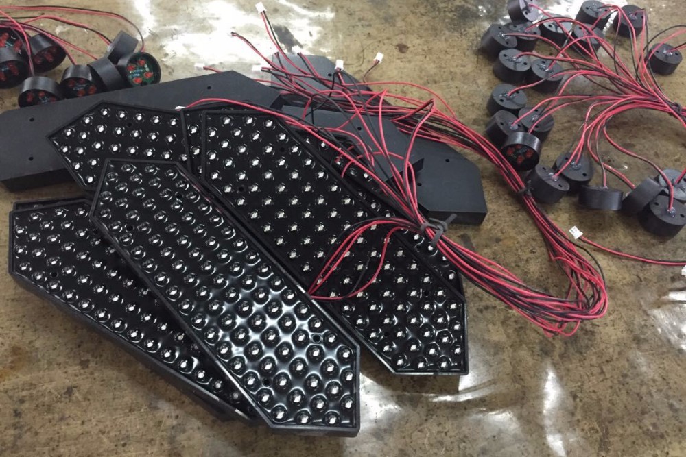 24'' big 7 segment display led module digits