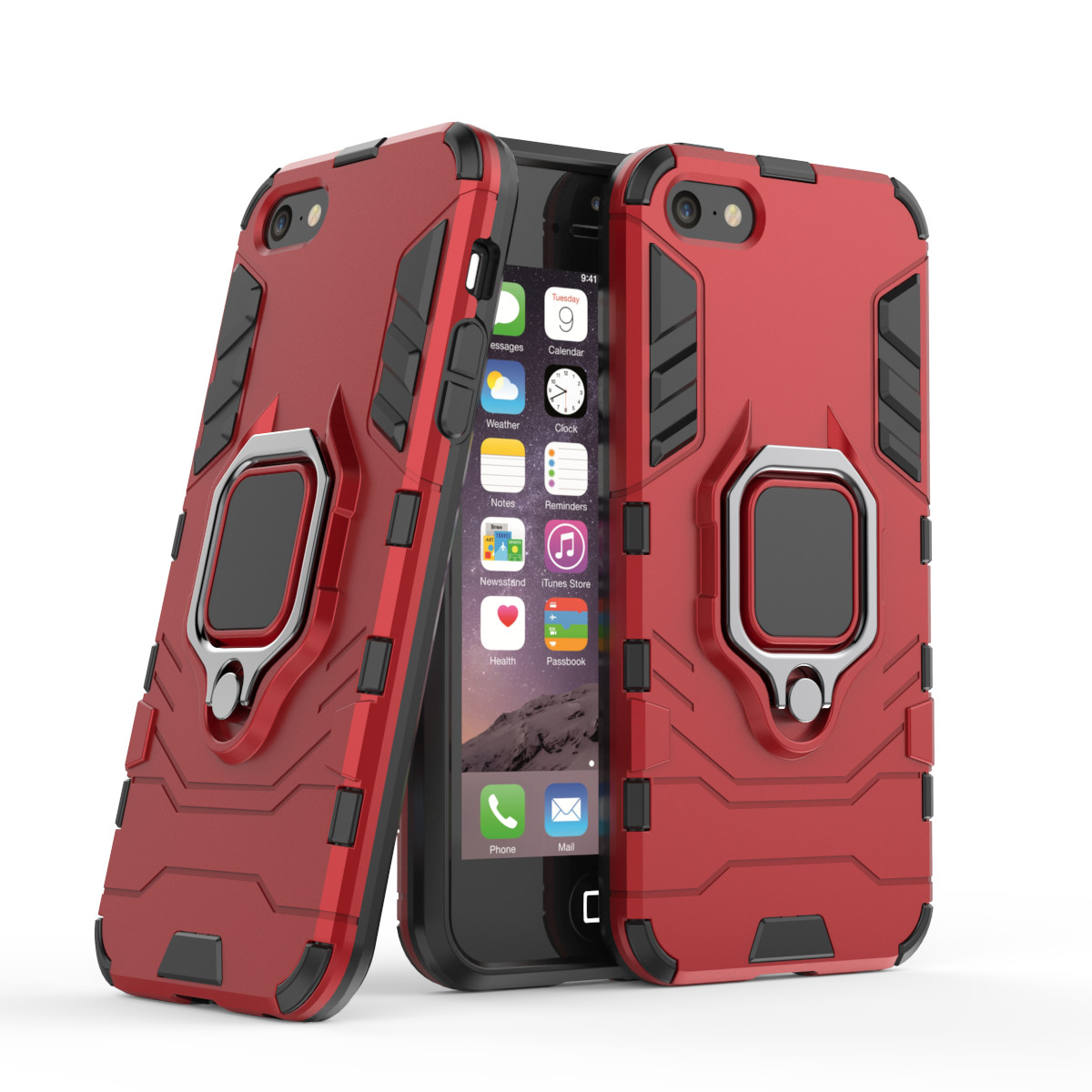 Armor Shockproof Case For iPhone 5 5S 5C Finger Ring Holder Phone Cover Coque