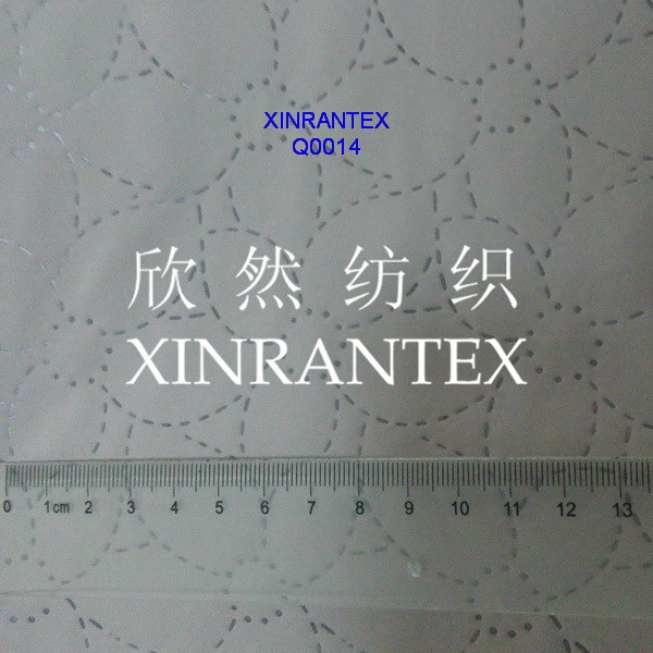Q0014 polyester quilting fabric design