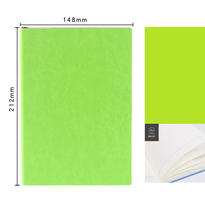 2022 Custom Logo Pu Leather Softcover Notebook Journal for Daily Weekly Monthly Planner