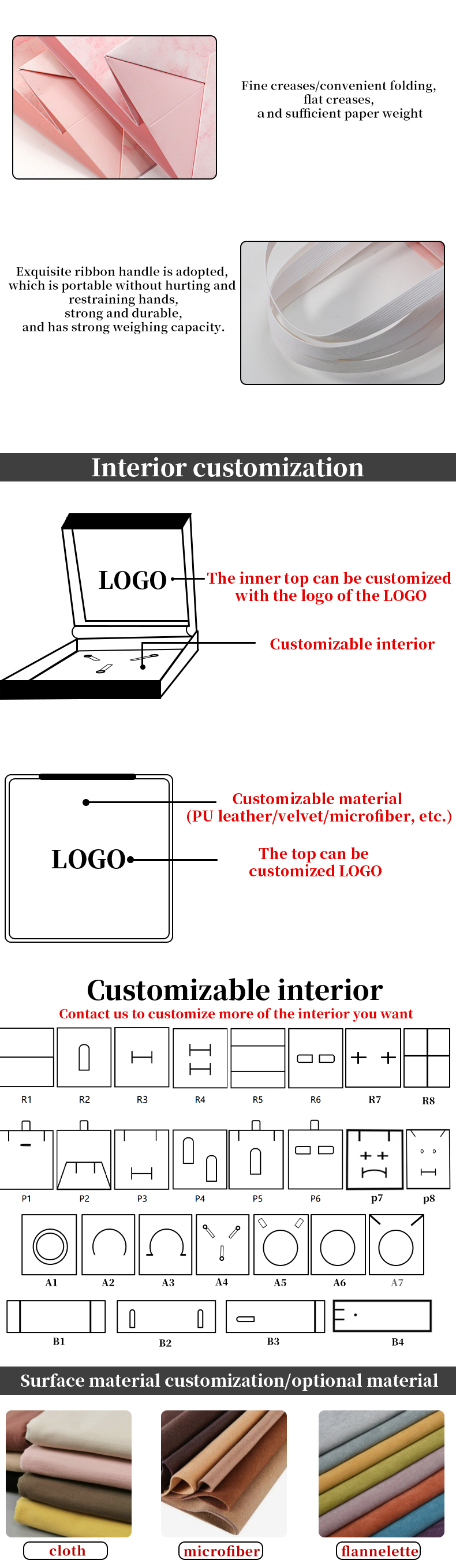 Upscale Luxurious Firm Cardboard Paper Tote Bag Luxury Packaging With Handles