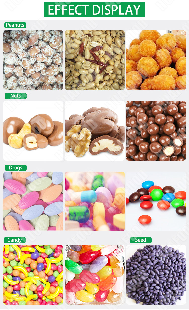 portable peanut coating machine 25kg for restaurant