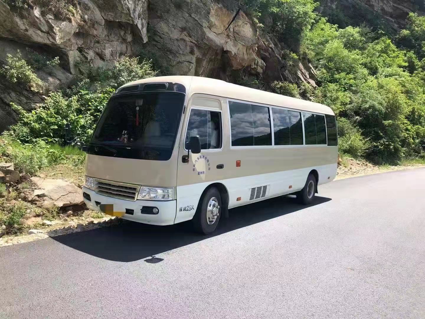 Used Mini Bus Toyota Coaster 15B Engine 23/29 Seats Used Passenger Bus Low Kilometer