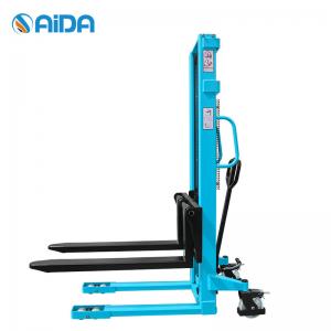 Buy cheap Lifter  Hand Manual Pallet Stacker  500kg Hydraulic  Steering Wheel Protection product