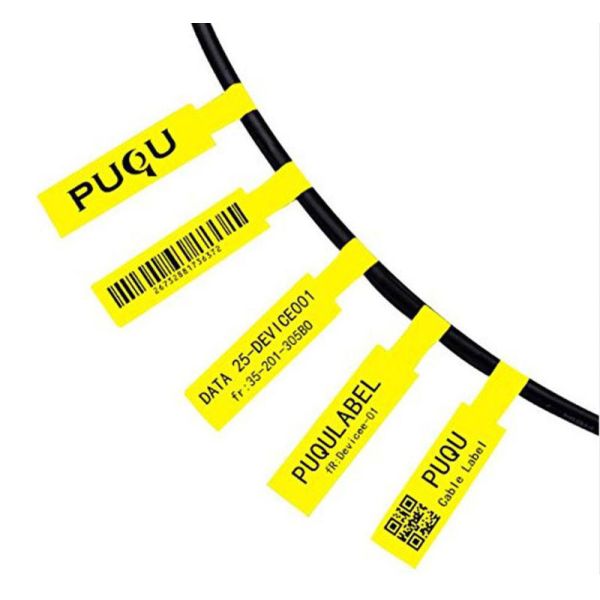 Waterproof Heat Resistant Wire Cable PVC Label Sticker Tags Marker