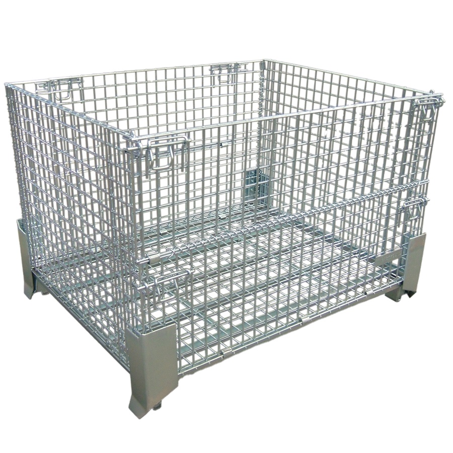 collapsible wire mesh containers