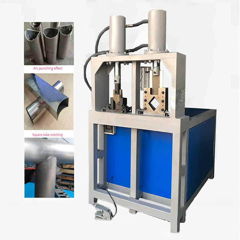 2023 Hydraulic Stainless Steel Metal Tube Hole Punching Machine Single-Head Press