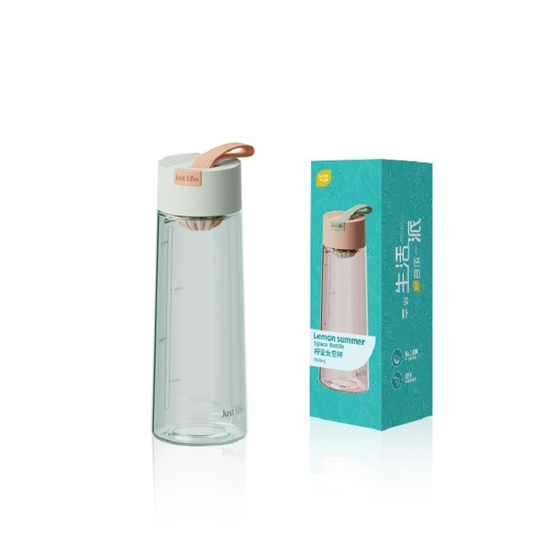 500ml Tritan Bpa Free Plastic Sport Bottles With Strainer Carry Cap