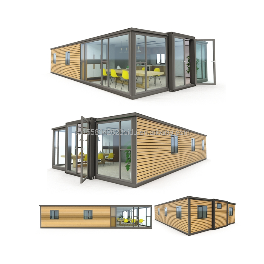 Galvanized Steel Bending Steel Structure 20ft Modified Shipping Container House for Home Office and Outdoor