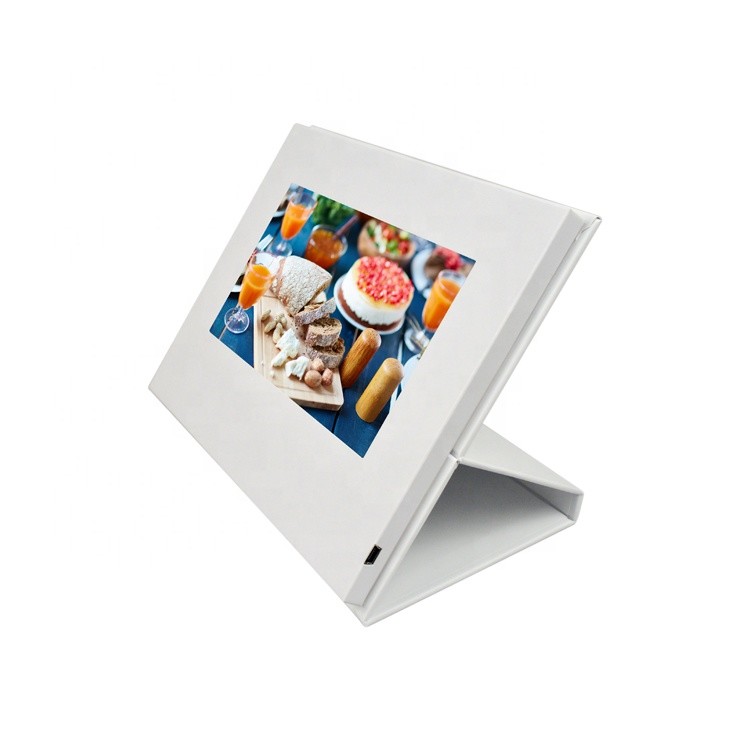 motion sensor activated 7 inch LCD advertising POP video player for shelf in store