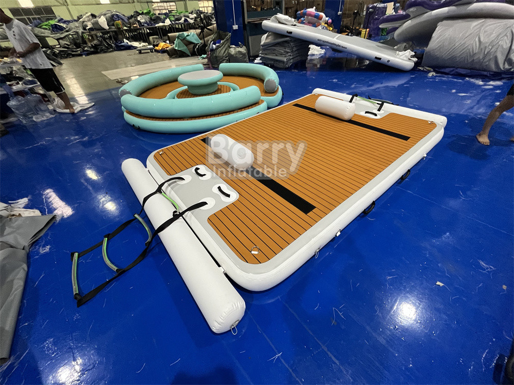 Water Sports Dock Inflatable Blow Up Swim Platform With Capacity Depend On Size