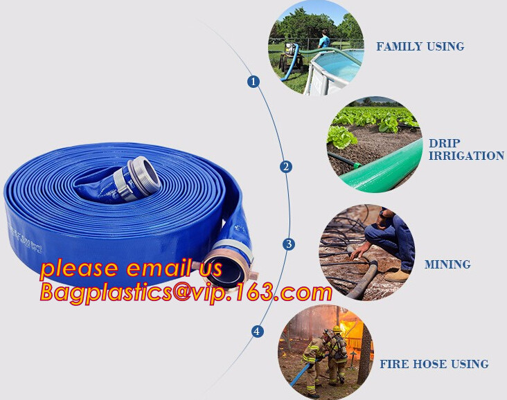 Biodegradable Plastic Bags Farm Agricultural Layflat Hose Pump Multipurpose Utility Hose