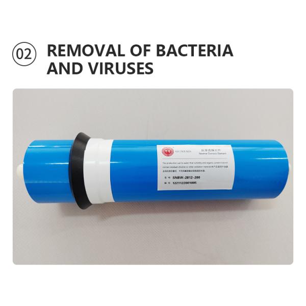 600GPD Reverse Osmosis Membrane for Residential Water Purification System Customization