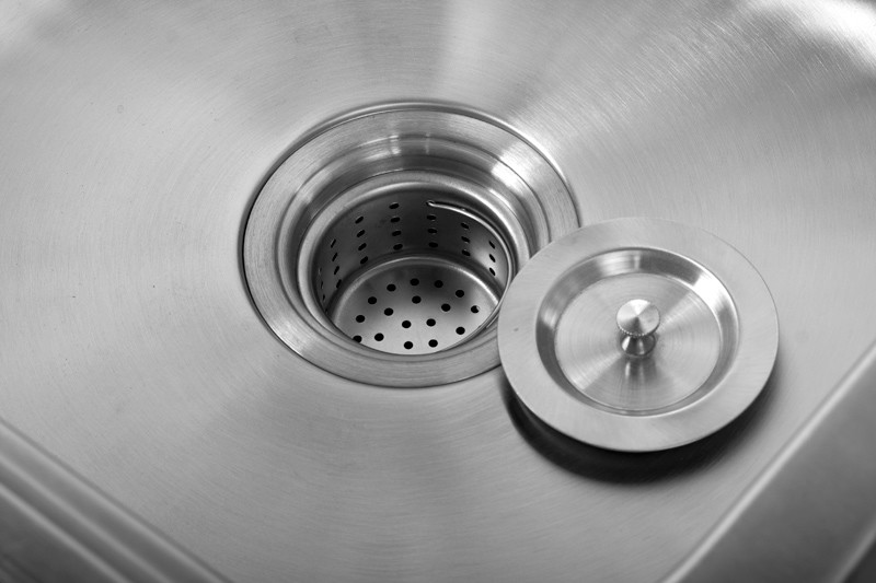 OEM Top Mount Stainless Steel Single Bowl Kitchen Sink With Drainboard 36x20
