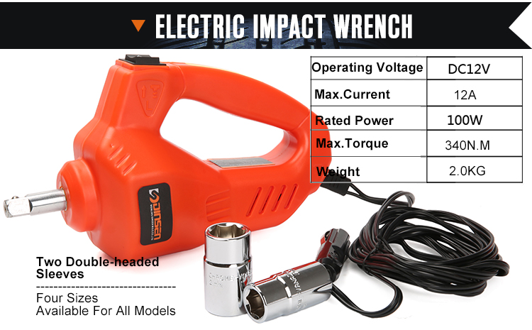 12v Dc Electric Hydraulic Jack Kit , 3.5m Cable 3 Ton Floor Jack Rebuild Kit