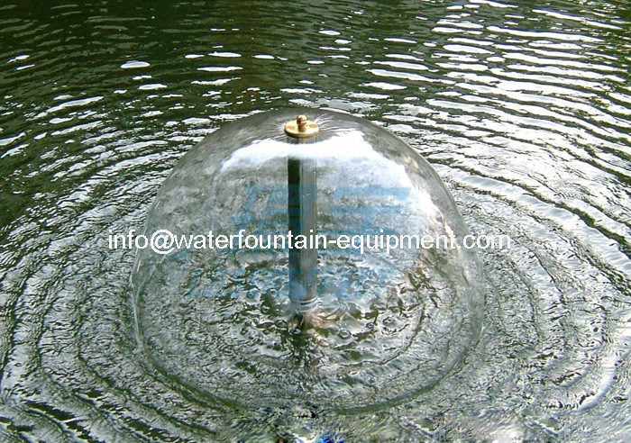 Mushroom Water Fountain Nozzles DN50 Outdoor Semi - Spherical For Ponds