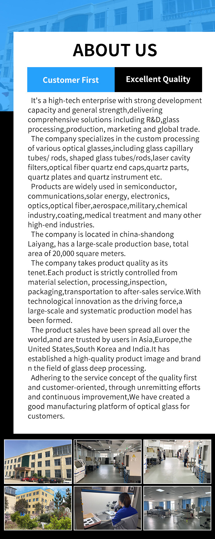 High Temperature Corrosion Resistant Clear Quartz Glass Rods Fused Silica Bars