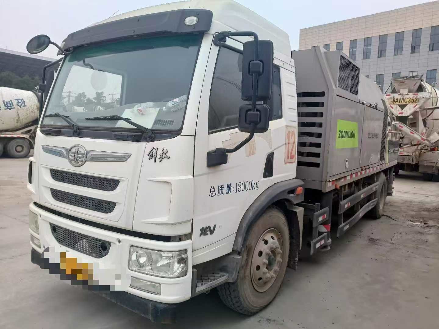 2019 Zoomlion 10528 truck mounted concrete line pump 28MPa high pressure Petroleum Drilling