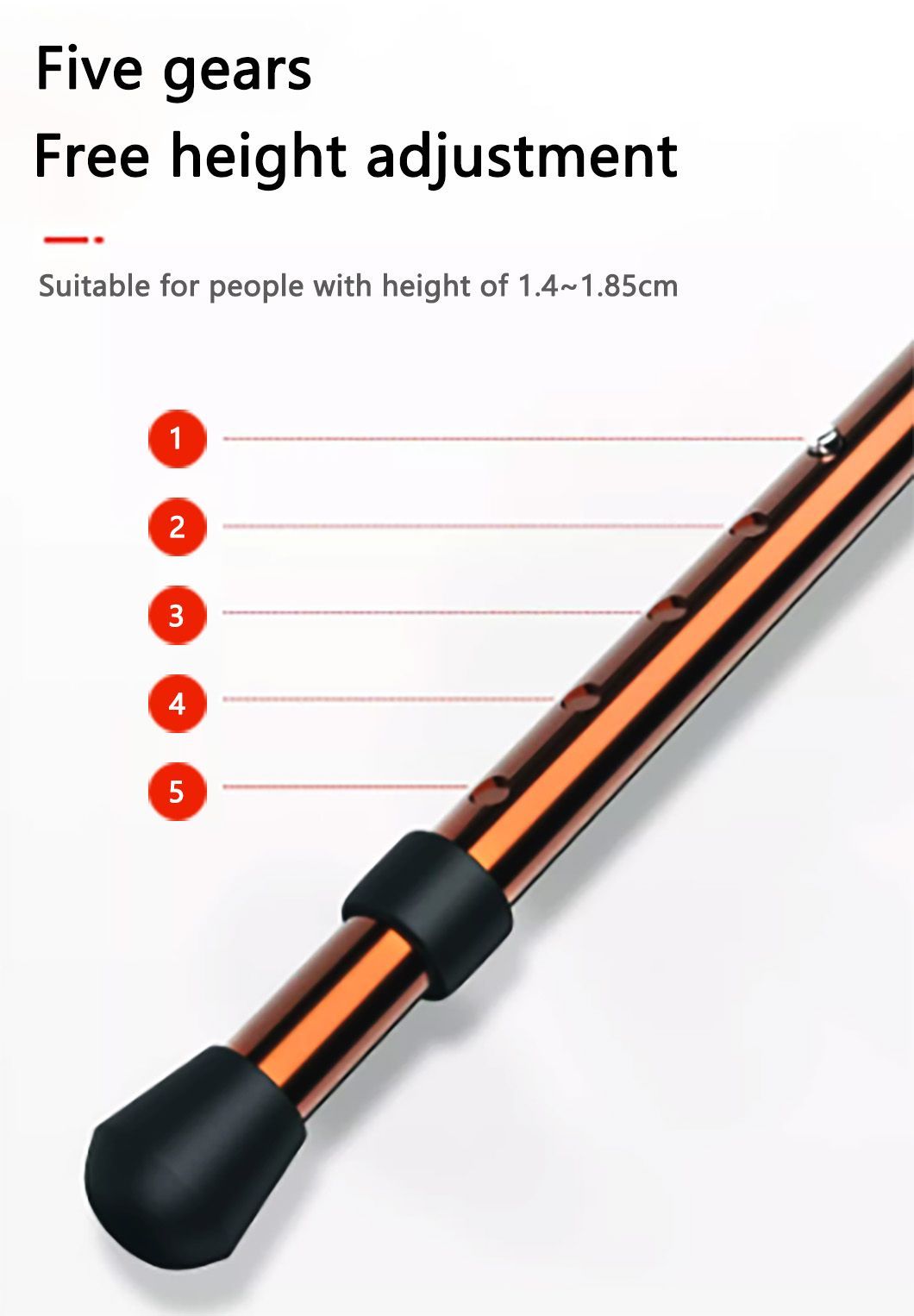Multi Functional Walking Stick Three Legs Adjust Foldable Walking Stick Chair with Seat