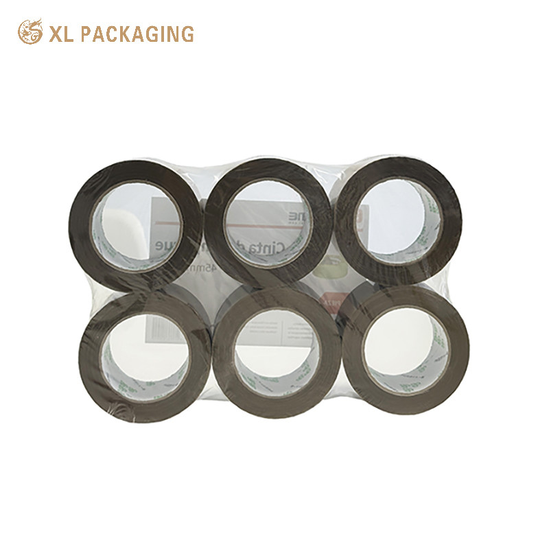 Custom Printed Shipping Box OPP Tape Self Adhesive Transparent Invisible Duct Bopp Clear Package Tape Jumbo Roll