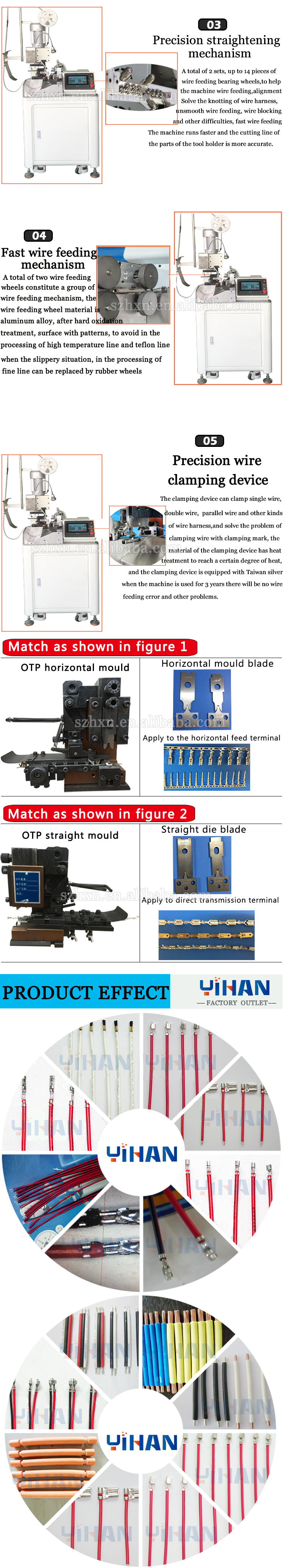 Single End Terminal Crimp Machine 600*700*1500mm Crimping Capacity 2.0Ton for Your