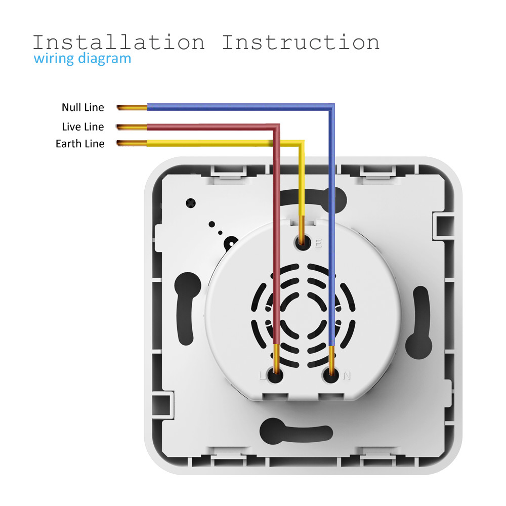 4 Gang US Wifi Controlled Light Switch 120 * 72 * 34mm IOS / Android Supported