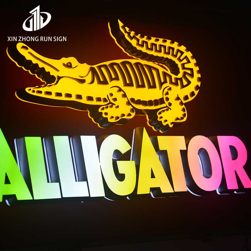 Wall 3D carved PVC letters acrylic crystal signboards customized billboards