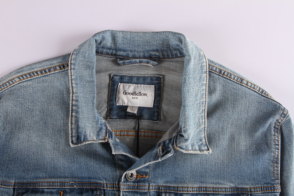 98% Algodon 2% Spandex Men'S Denim Jacket M L XL 2XL
