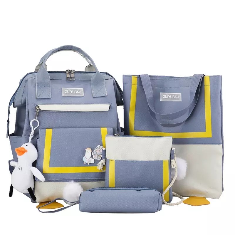 0.65 Inch Handbags Backpack Sets Outdoor Travelling 4 Piece Backpack Set Ladies