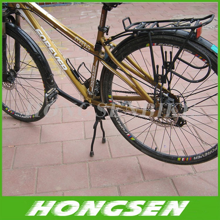 Multi-purpose support in mountain bike bicycle centre stand support