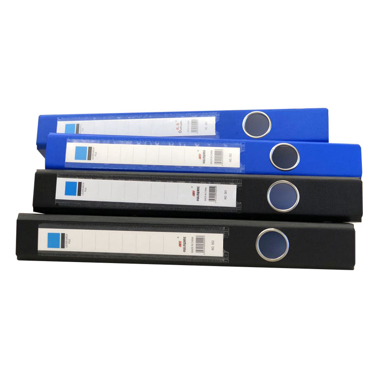 Custom Processing A4 Certificate Paper Folders for School in Black and Blue Design