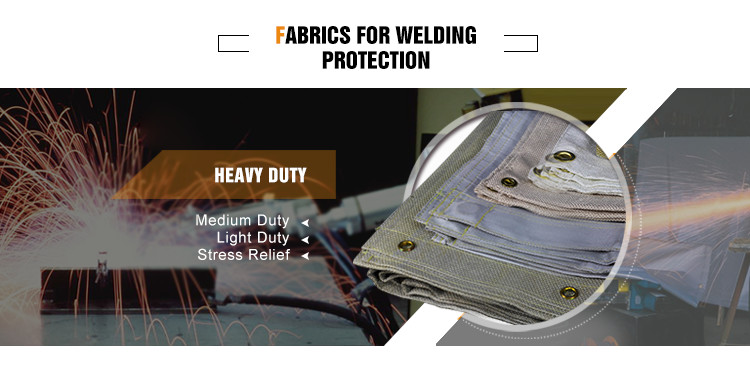 16 OZ Removable Fiberglass Heat Reflective Fabric For Pipe Cover Heat Shield Blankets