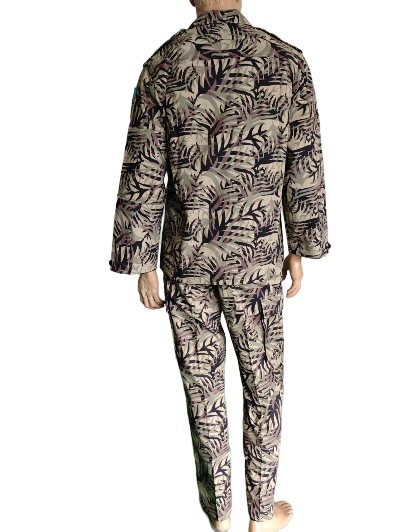 Jungle BDU Battle Dress Uniform Camouflage Military Uniform with 8 Pockets Ripstop Tactical Uniform Print Uniform Jacket and Pant