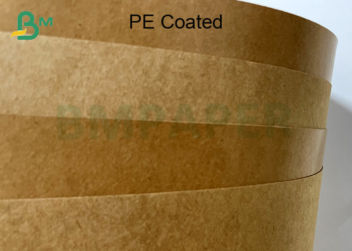 30 - 450 gsm Oil Proof PE Coated Kraft Paper For Food Packaging boxes