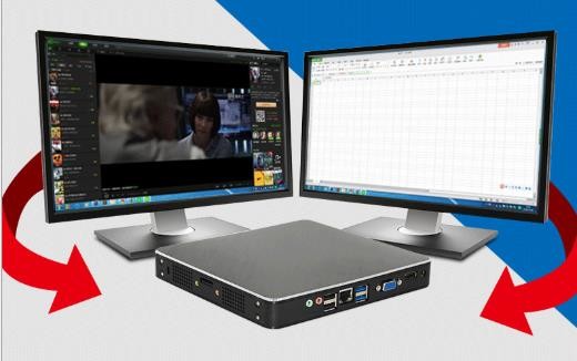DDR3 Light / Thin Mini PC , Mini Desktop Computer Intel® Celeron® Process X386U