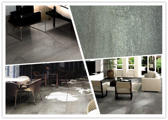 Durable Blue Slate Porcelain Tile 300*300 Mm , Stone Look Wall Tiles Porcelain Floor Tiles 600x600