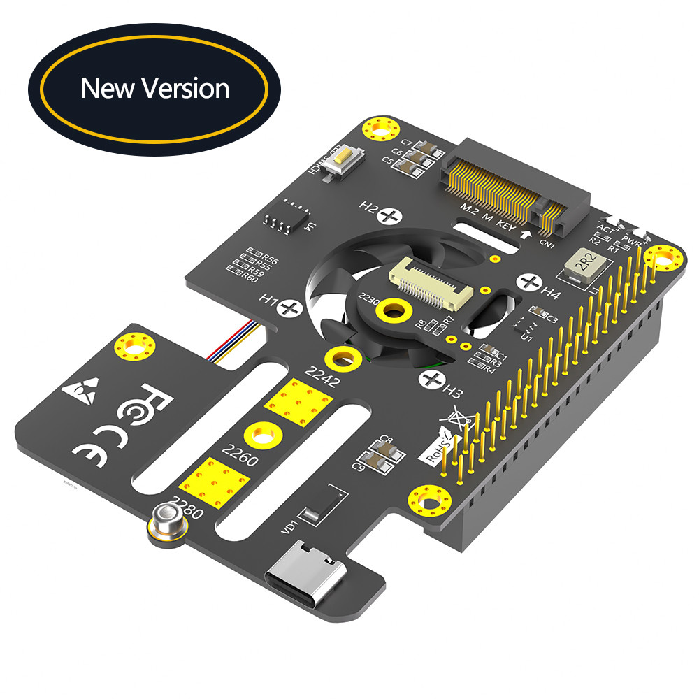 Gen2 M.2 NVMe To PCIe Raspberry Pi PCI-E Adapter 3 In 1 Combo