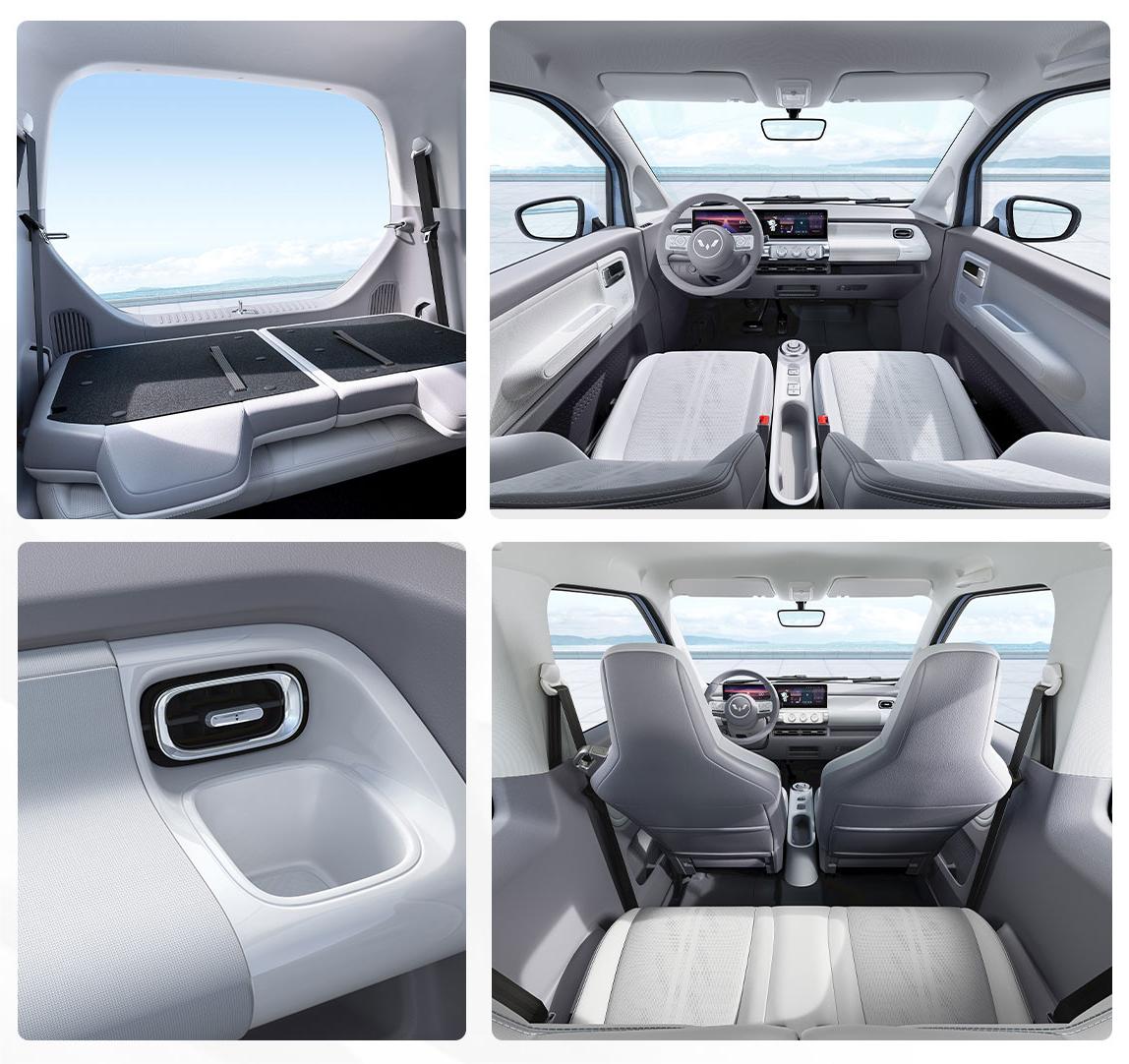 Pure Electric Wuling Air EV Mini Car 2023 Fast Charge Wuling Mini EV With Air Conditioner Number of doors 3
