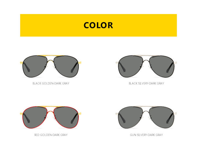 Aluminum Magnesium Mens Luxury Sunglasses Polarized Lens Sunglasses