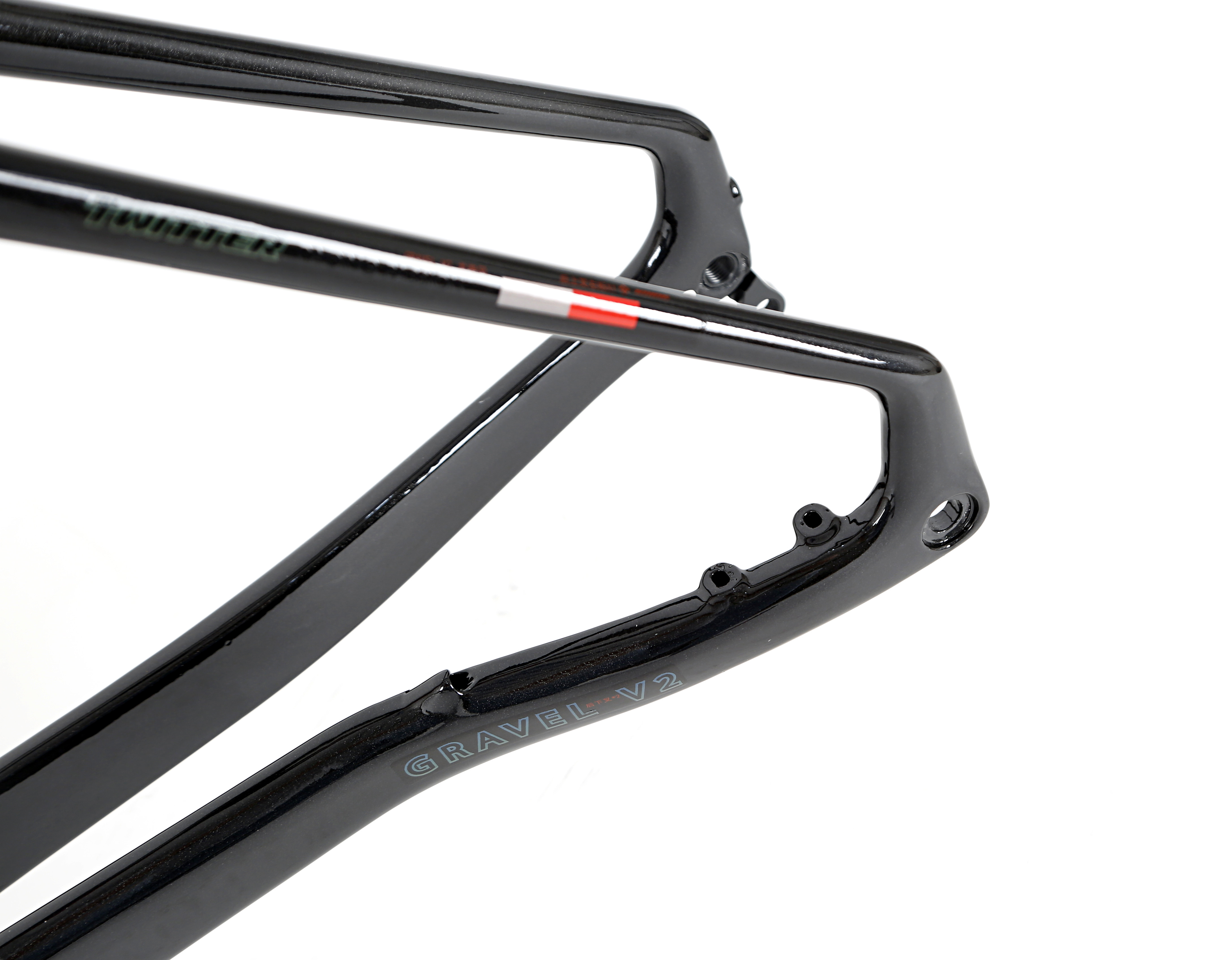 Cyclocross GRAVEL Disc Carbon Road Bike Frame Strong 700*40C