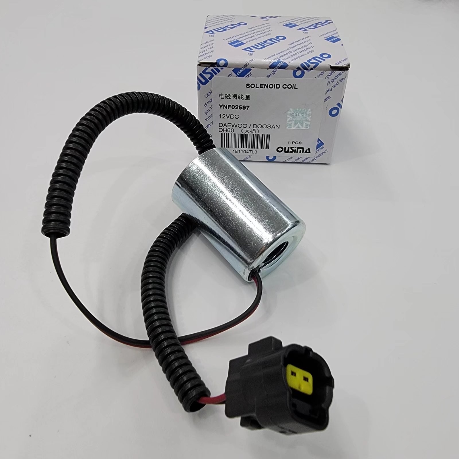 Exvacator Electric Part Solenoid Valve Coils YNF02597 12 VDC For Doosan DH60