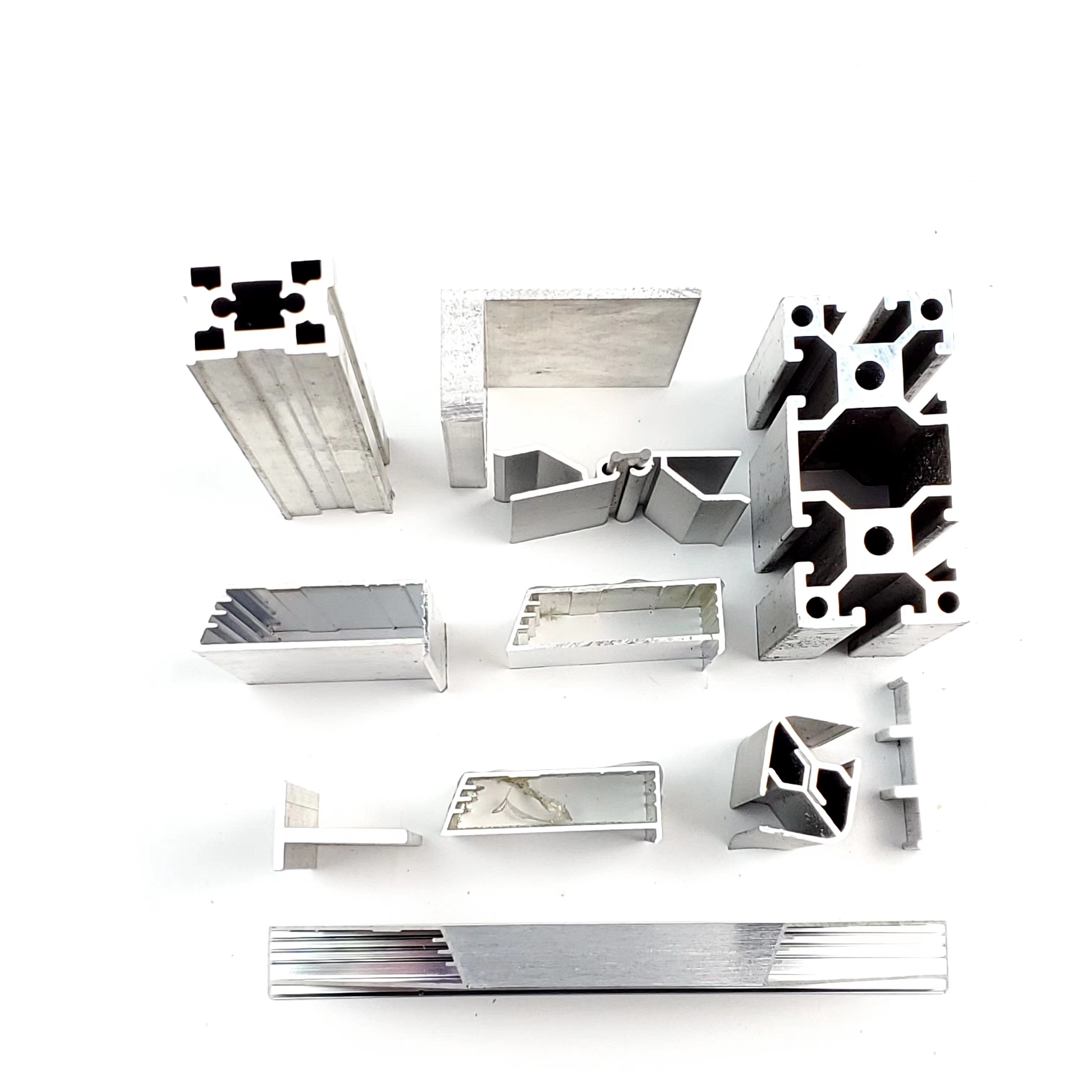 OEM Extruded Aluminum Profile Industrial custom furniture hardware 5000mm